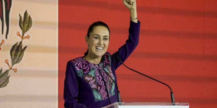 Claudia Sheinbaum Pardo es la primera mujer electa como presidenta en México