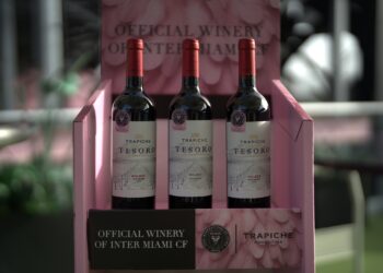 Trapiche presente en el homenaje de Inter Miami CF a Lionel Messi