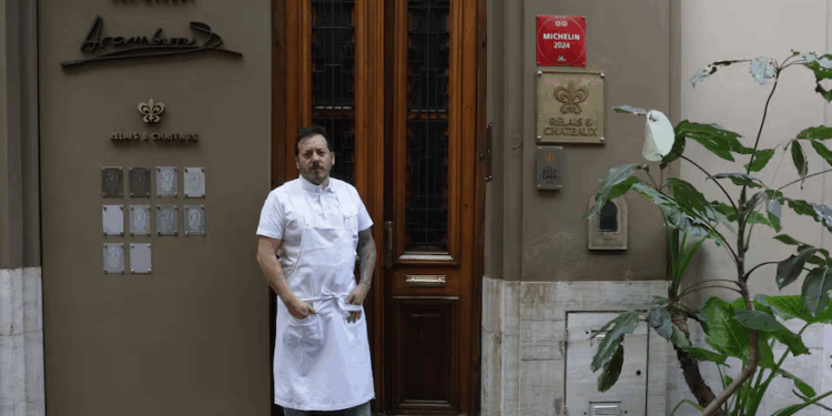 Gonzalo Aramburu, el chef del único restaurante argentino con dos estrellas Michelin