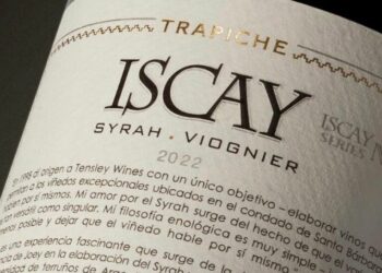 Trapiche Iscay Syrah Viognier 2022 entre los 100 mejores vinos argentinos del año, según James Suckling