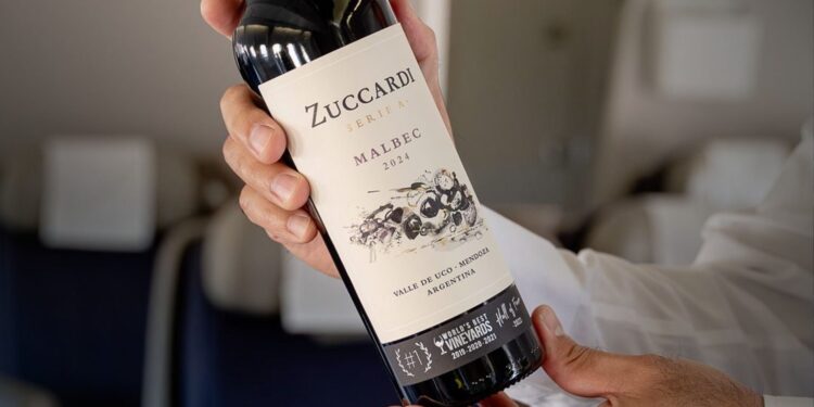 Familia Zuccardi despega con Aerolíneas: el vino argentino conquista las alturas