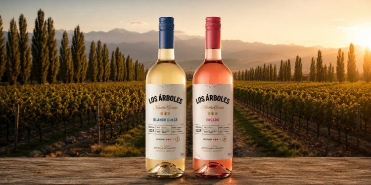 Los Árboles completa su línea con nuevas etiquetas para disfrutar: un Blanco Dulce y un Rosado