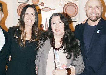 Volf convirtió su stand en Hotelga en una gran mesa de encuentrogastronómico