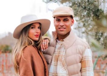Lautaro Martínez y Agustina Gandolfo presentaron nuevas etiquetas en su viñedo de Mendoza