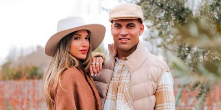 Lautaro Martínez y Agustina Gandolfo presentaron nuevas etiquetas en su viñedo de Mendoza
